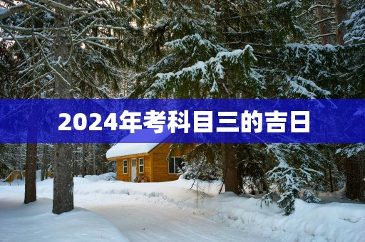 2025年考科目三的吉日