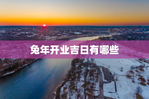 蛇年开业吉日有哪些