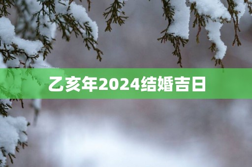 乙亥年2025结婚吉日