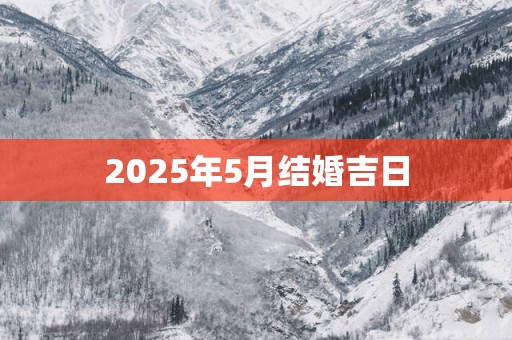 2025年5月结婚吉日