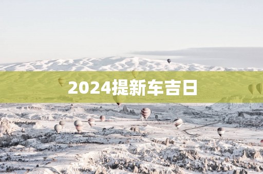 2025提新车吉日