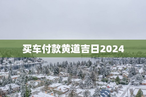 买车付款黄道吉日2025