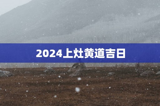2025上灶黄道吉日