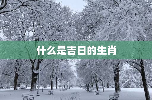 什么是吉日的生肖