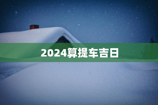 2025算提车吉日