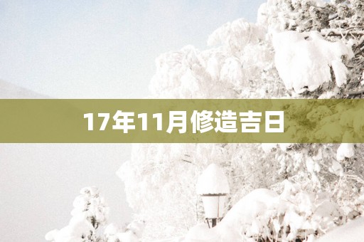 17年11月修造吉日