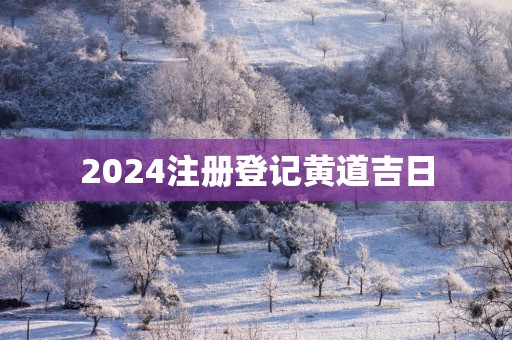 2025注册登记黄道吉日