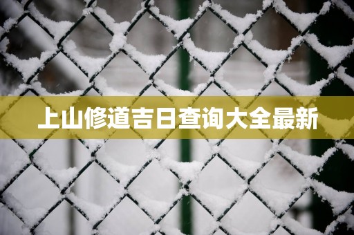 上山修道吉日查询大全最新