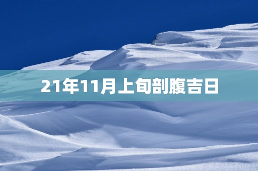 21年11月上旬剖腹吉日