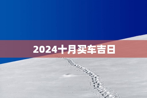 2025十月买车吉日