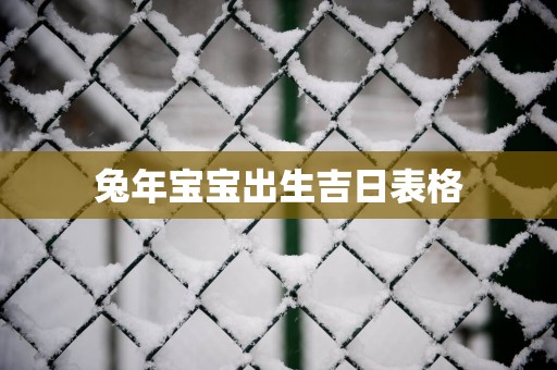 蛇年宝宝出生吉日表格