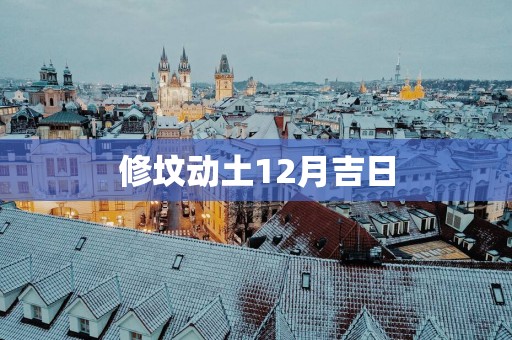 修坟动土12月吉日
