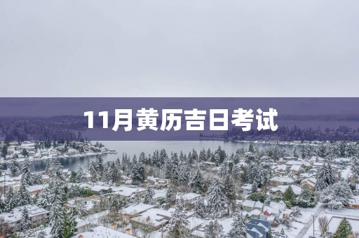 11月黄历吉日考试