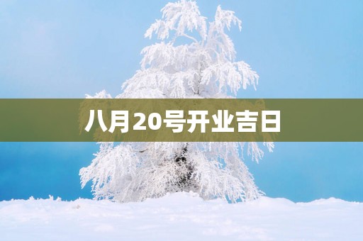 八月20号开业吉日