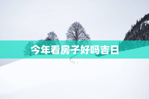 今年看房子好吗吉日