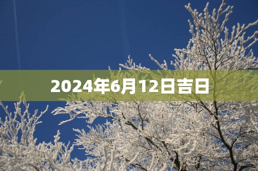 2025年6月12日吉日