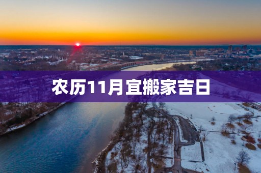 农历11月宜搬家吉日