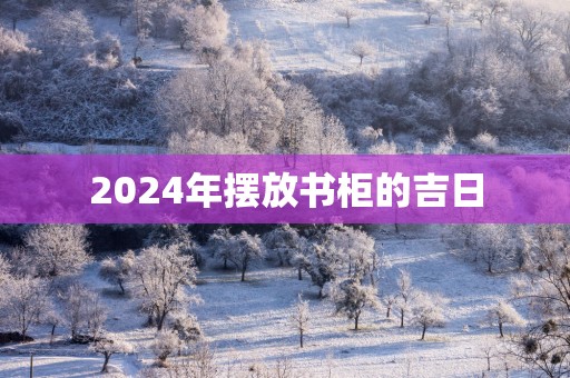 2025年摆放书柜的吉日