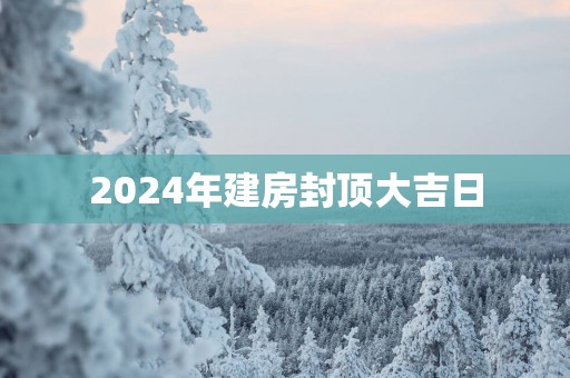 2025年建房封顶大吉日