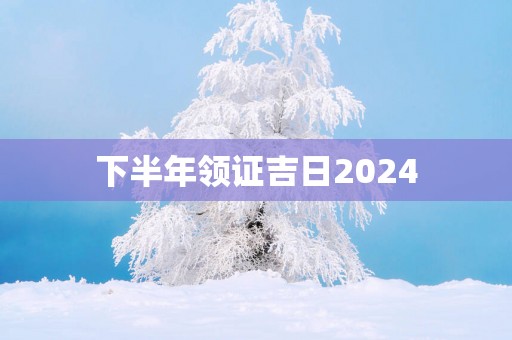 下半年领证吉日2025