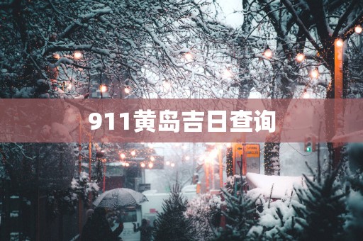 911黄岛吉日查询