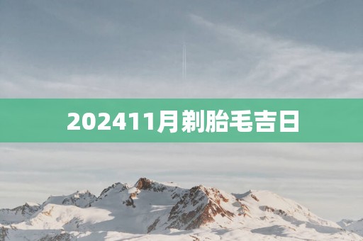 202511月剃胎毛吉日