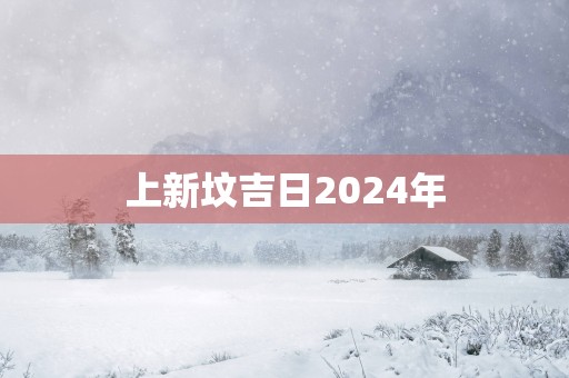 上新坟吉日2025年