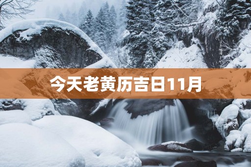 今天老黄历吉日11月