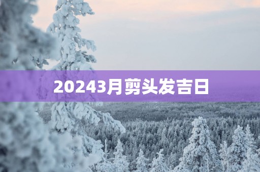20253月剪头发吉日
