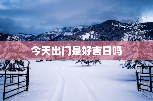 今天出门是好吉日吗