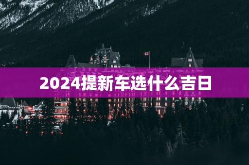 2025提新车选什么吉日