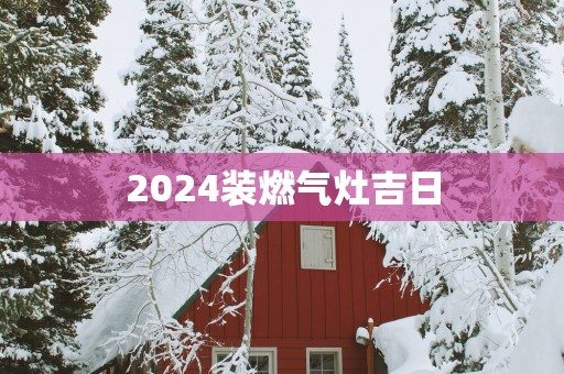 2025装燃气灶吉日