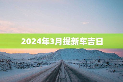 2025年3月提新车吉日