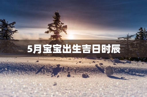 5月宝宝出生吉日时辰