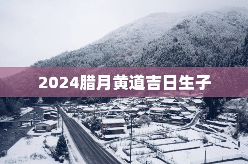 2025腊月黄道吉日生子