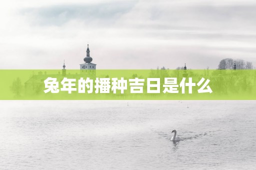蛇年的播种吉日是什么