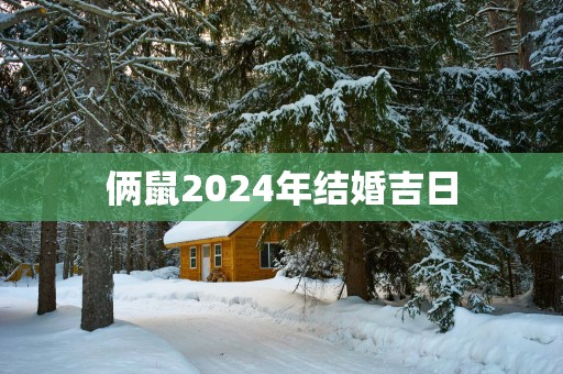 俩鼠2025年结婚吉日