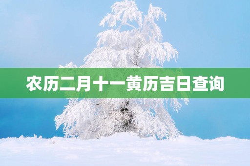农历二月十一黄历吉日查询 农历二月十一黄历吉日查询