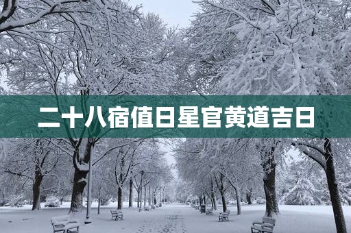 二十八宿值日星官黄道吉日