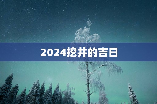 2025挖井的吉日