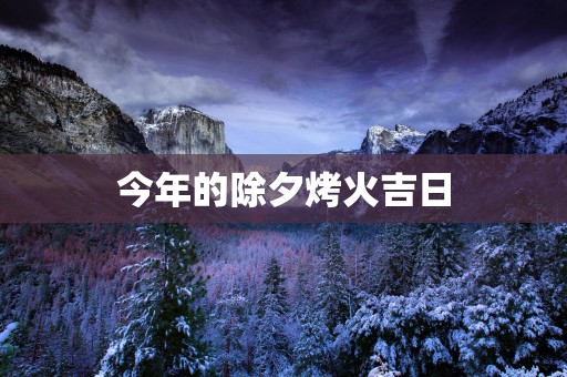 今年的除夕烤火吉日