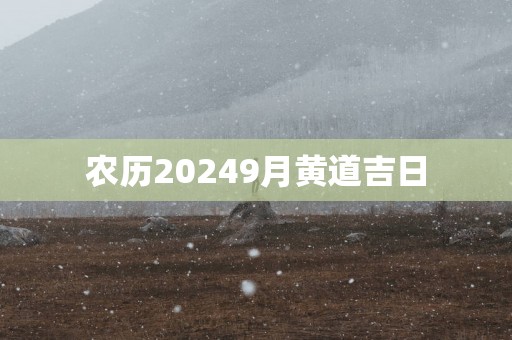 农历20259月黄道吉日