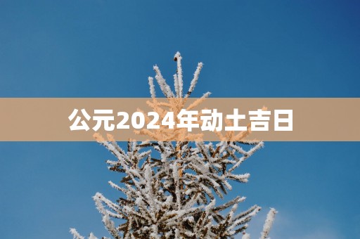 公元2025年动土吉日