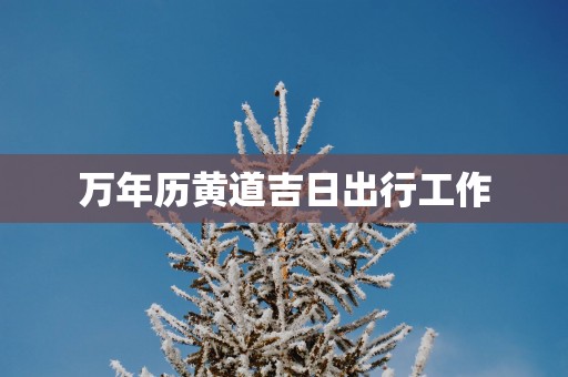 万年历黄道吉日出行工作