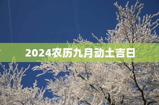 2025农历九月动土吉日