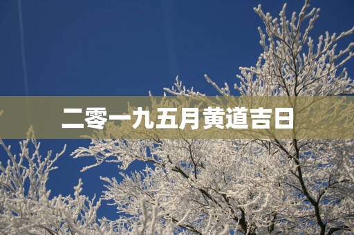 二零一九五月黄道吉日