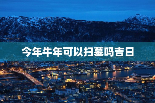 今年蛇年可以扫墓吗吉日