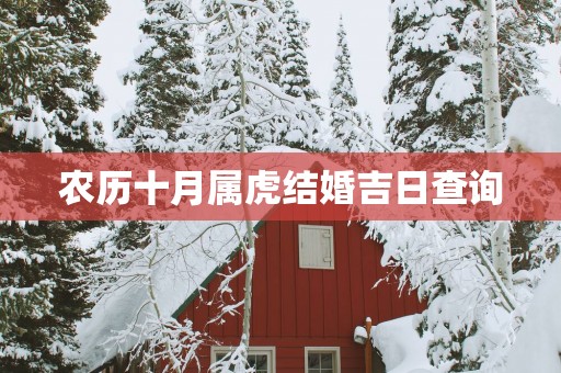 农历十月属虎结婚吉日查询