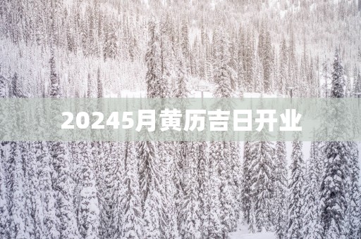 20255月黄历吉日开业