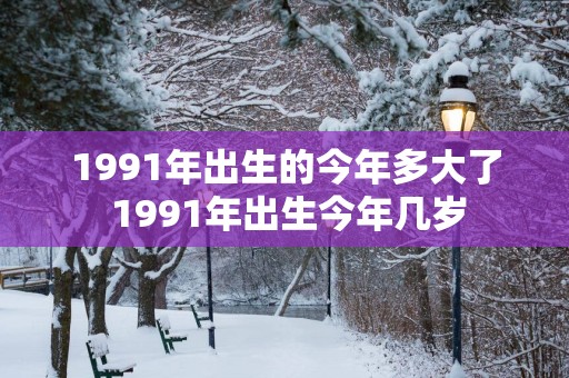 1991年出生的今年多大了 1991年出生今年几岁